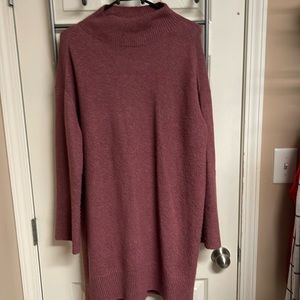 Women’s purple sweater dress